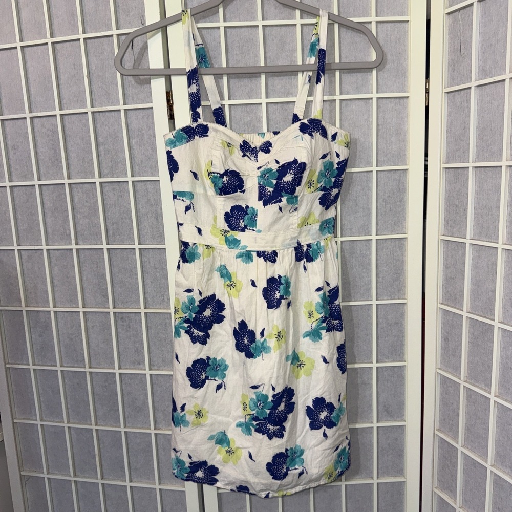 Y2K Vtg American Eagle Baby Doll Floral Sun Dress  Prairie Preppy Coquette XS Nw